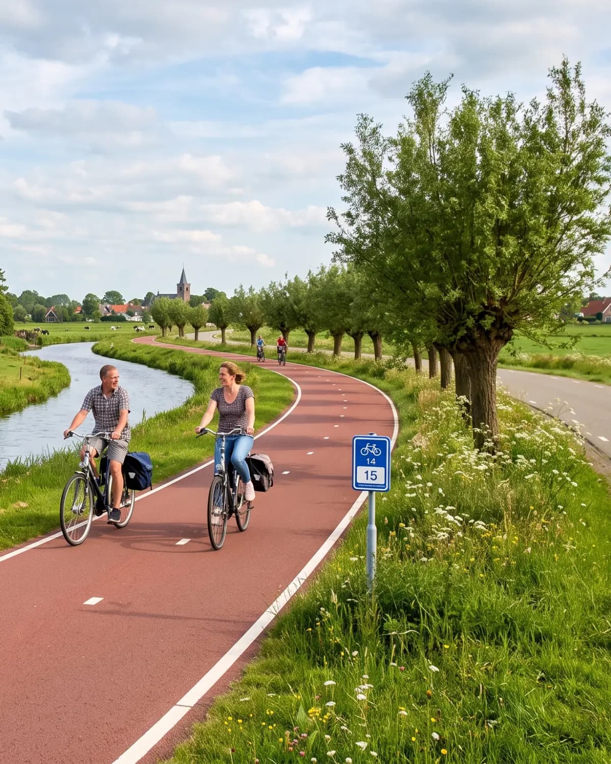 Pak de fiets zonder bestemming